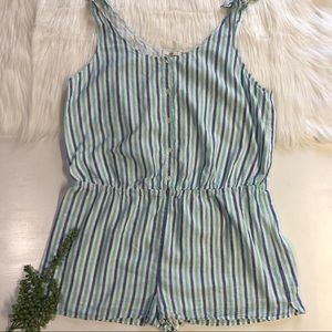 Vineyard Vines Striped Romper | Size Extra Large